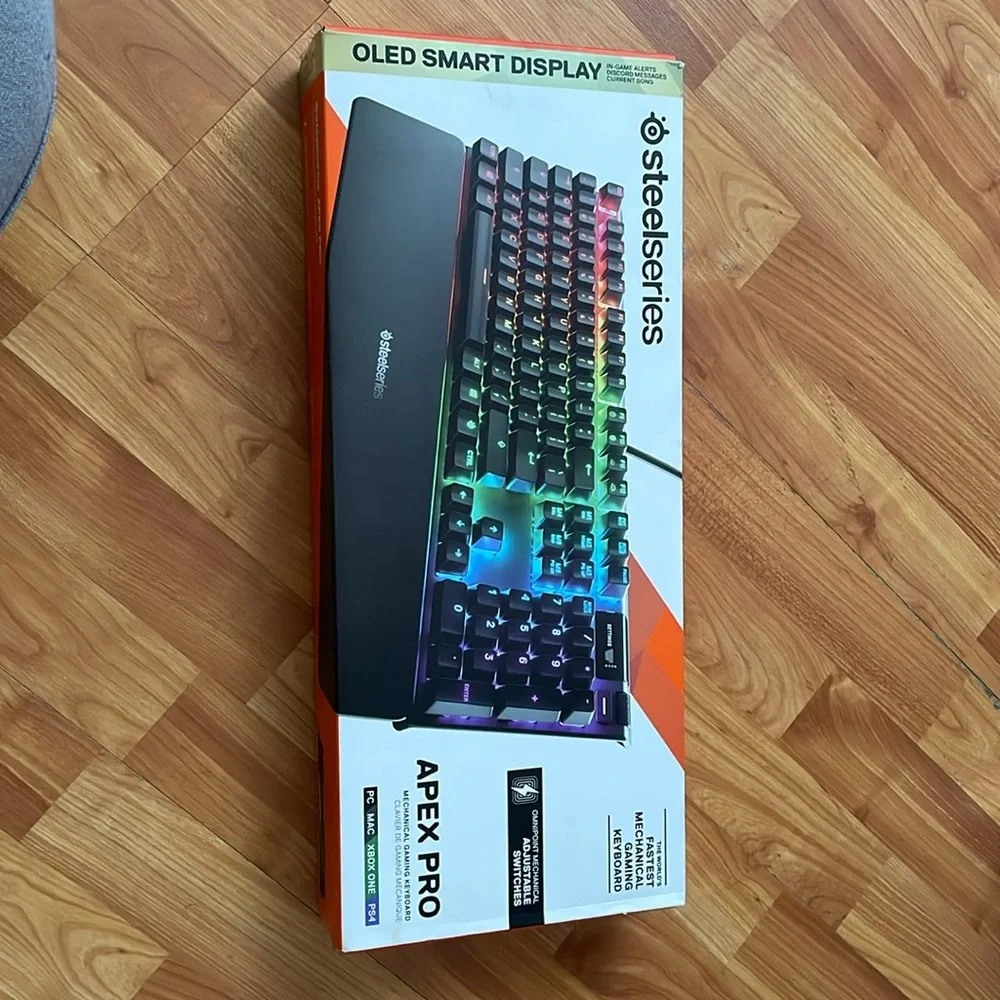 steelseries apex pro mechanical gaming keyboard